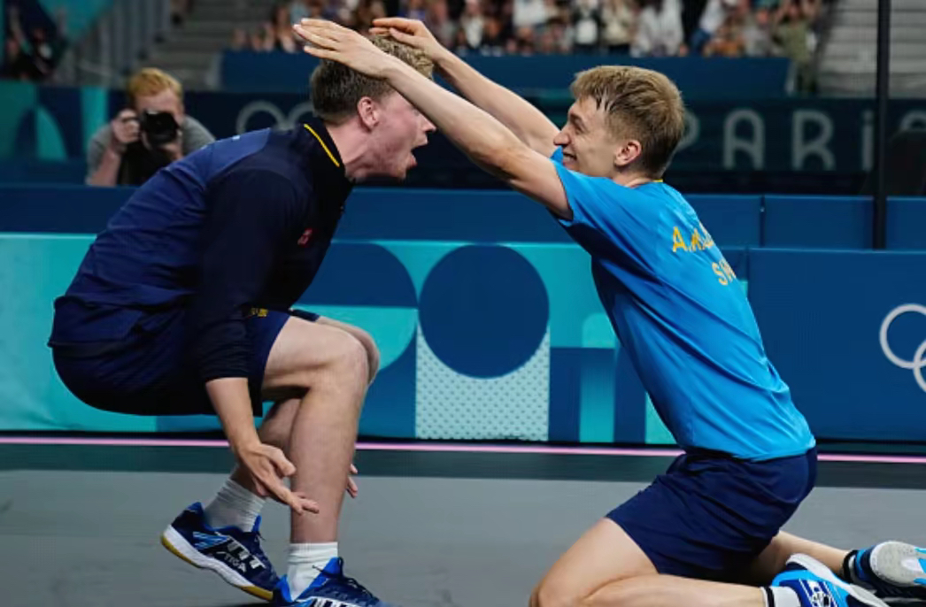 瑞典队险胜日本队,张继科状态火热 瑞典队险胜日本队,张继科状态火热